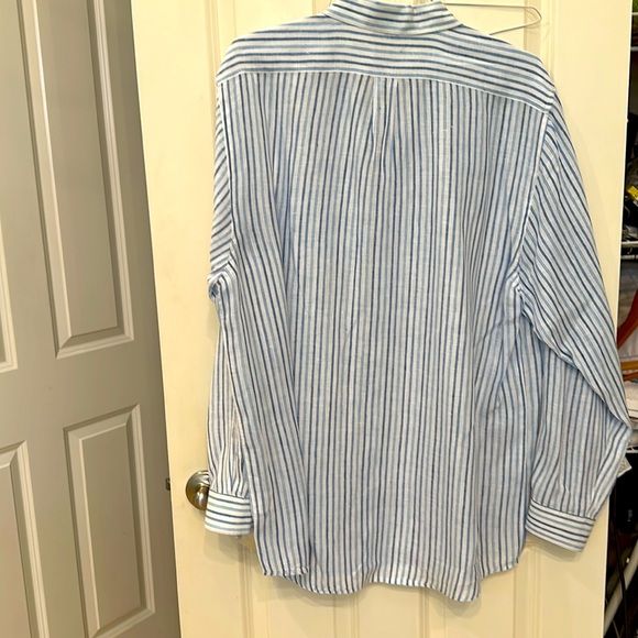 Island Company 100% linen men’s button down XL - Picture 3 of 4